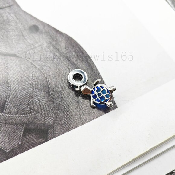 Pandora Murano Glass Turtle Charm - Picture 3 of 4